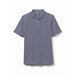 FootJoy Boys Striped Pique Self Collar Navy/White - FootJoy