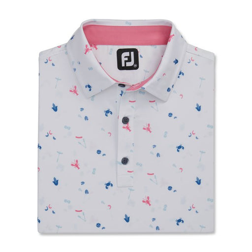 FootJoy Men's Clam Bake Print Lisle Self Collar - FootJoy