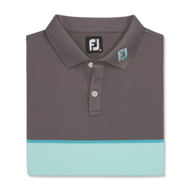 FootJoy Men's Colour Theory Self Collar Coastal Golf — Coastal
