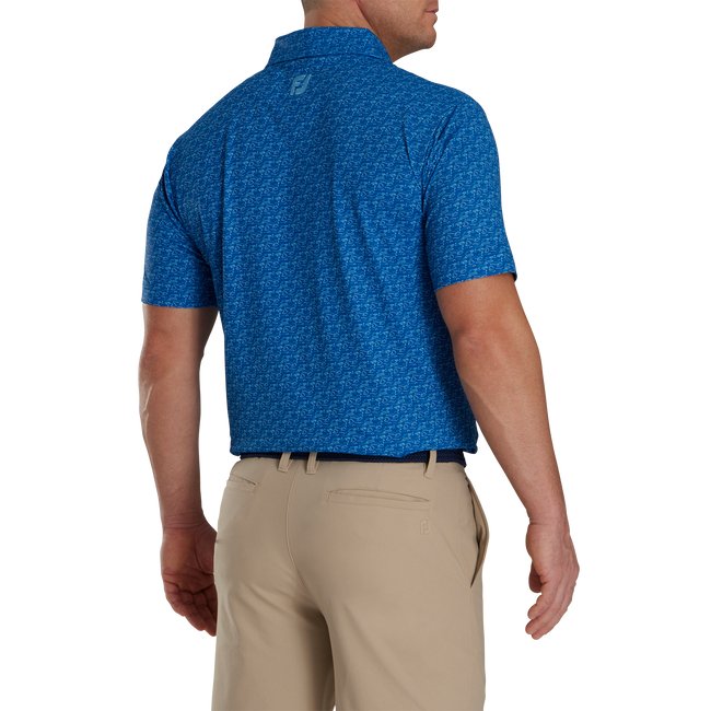 FootJoy Men's Golf Course Doodle Stretch Pique Self Collar - FootJoy