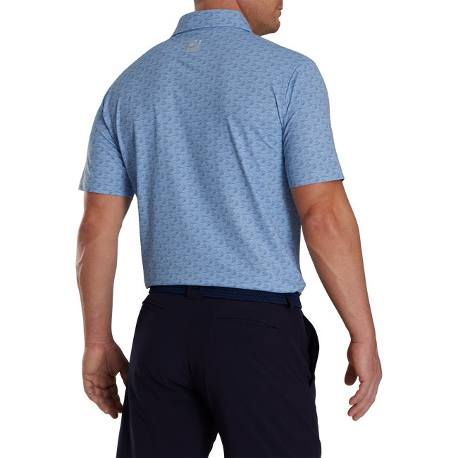 FootJoy Men's Golf Course Doodle Stretch Pique Self Collar - FootJoy