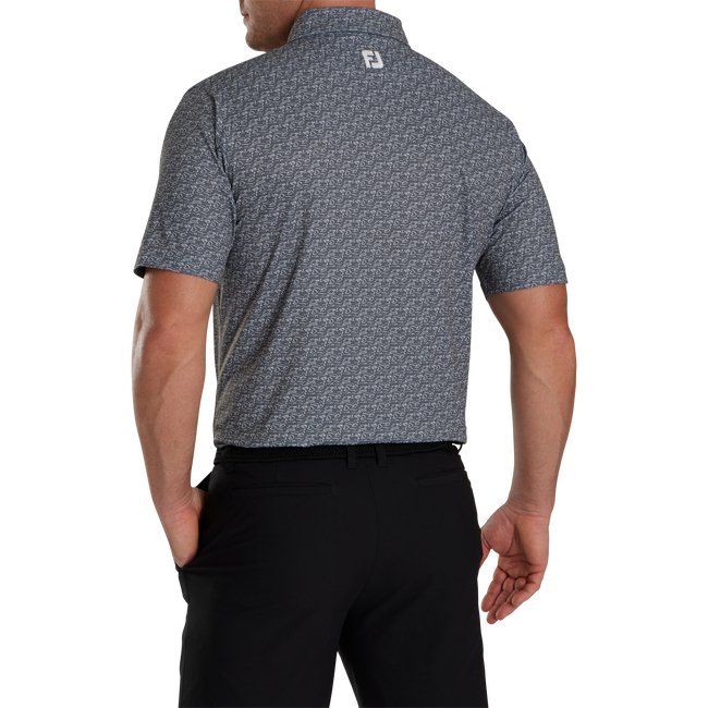 FootJoy Men's Golf Course Doodle Stretch Pique Self Collar - FootJoy