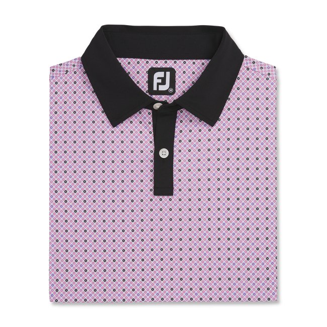 FootJoy Men's Lisle Circle Print Self Collar - FootJoy