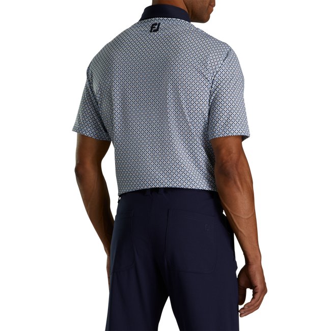 FootJoy Men's Lisle Circle Print Self Collar - FootJoy