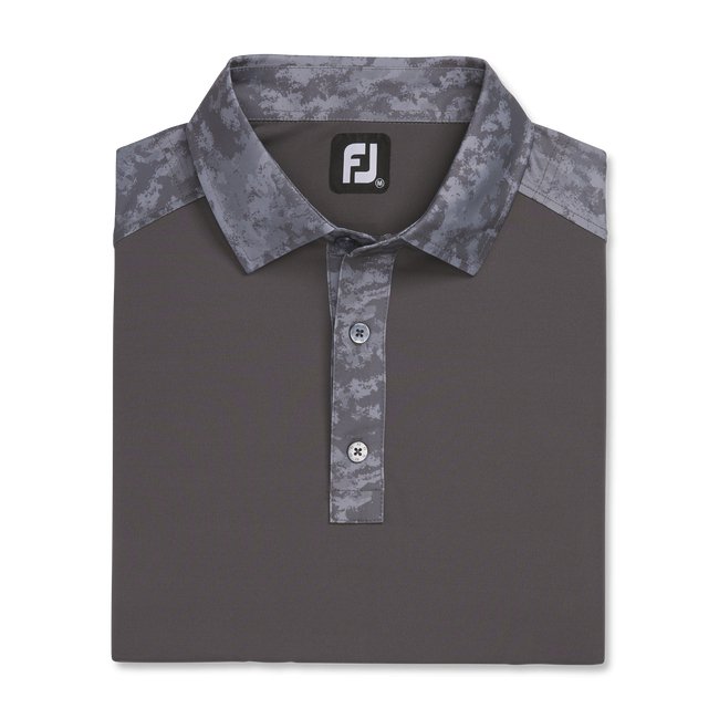 FootJoy Men's Lisle Cloud Camo Trim Self Collar - FootJoy