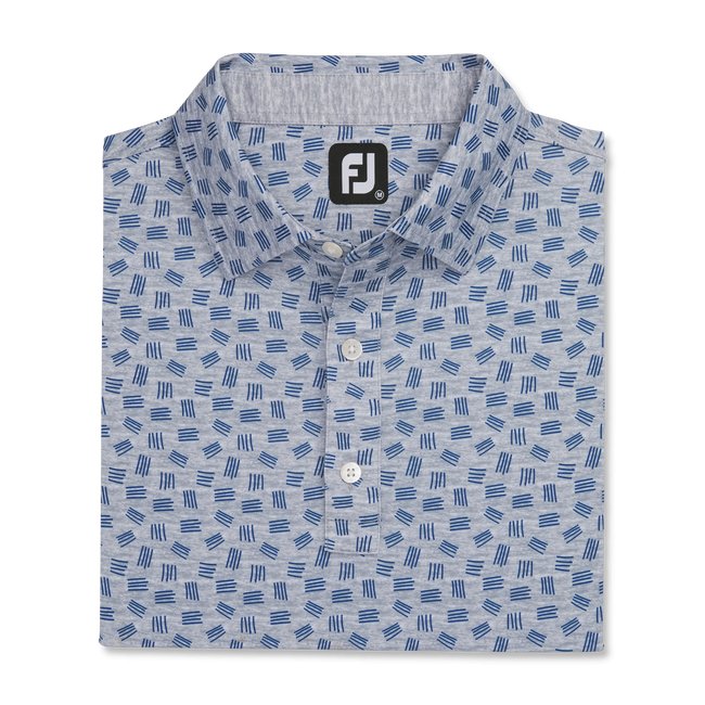 FootJoy Men's Lisle Sketched Print Self Collar - FootJoy