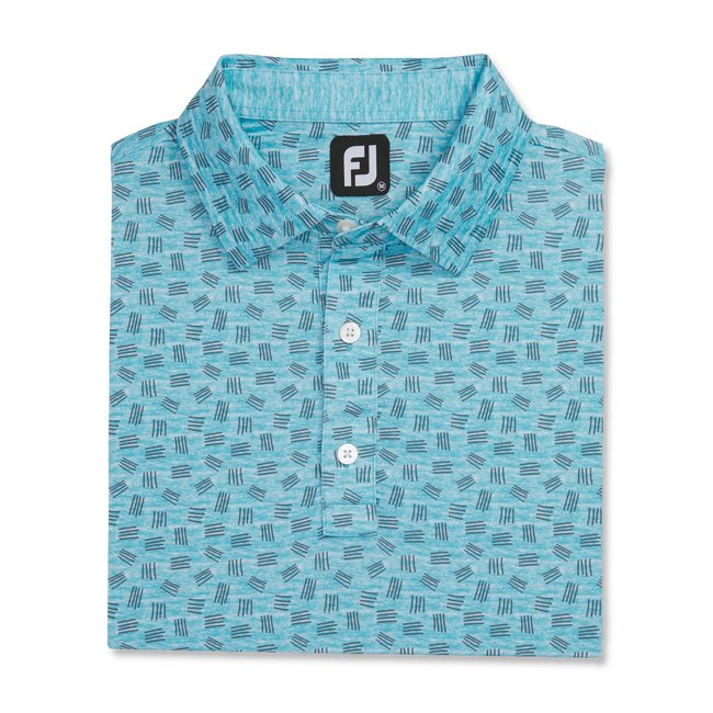 FootJoy Men's Lisle Sketched Print Self Collar - FootJoy