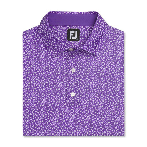 FootJoy Men's Lisle Tossed Tulips Self Collar - FootJoy