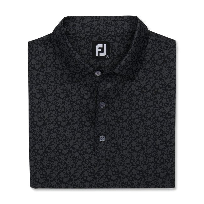 FootJoy Men's Painted Floral Lisle Self Collar - FootJoy