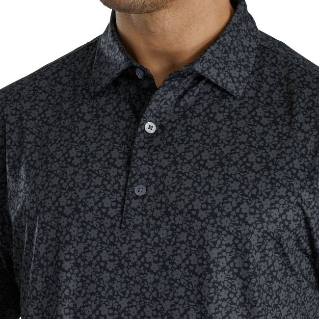 FootJoy Men's Painted Floral Lisle Self Collar - FootJoy