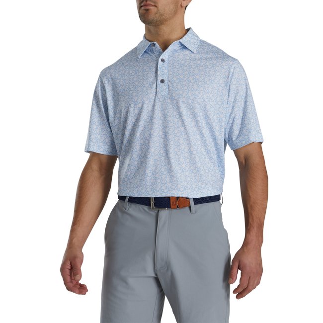 FootJoy Men's Painted Floral Lisle Self Collar - FootJoy