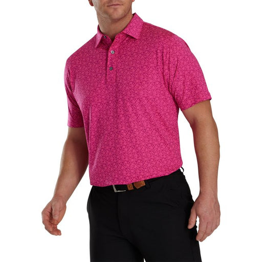 FootJoy Men's Painted Floral Lisle Self Collar - FootJoy