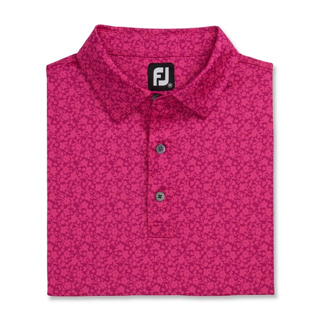 FootJoy Men's Painted Floral Lisle Self Collar - FootJoy