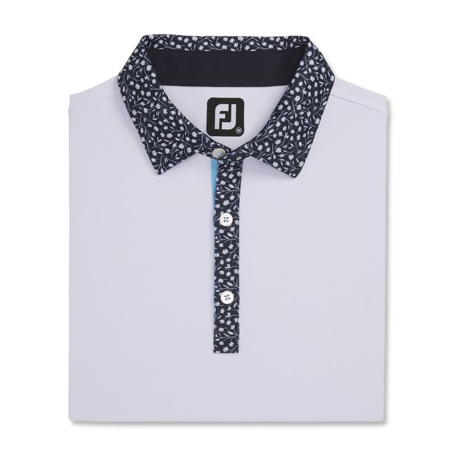 FootJoy Men's Pique Tulip Trim Stretch Lisle Collar - FootJoy