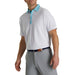 FootJoy Men's Pique Tulip Trim Stretch Lisle Collar - FootJoy