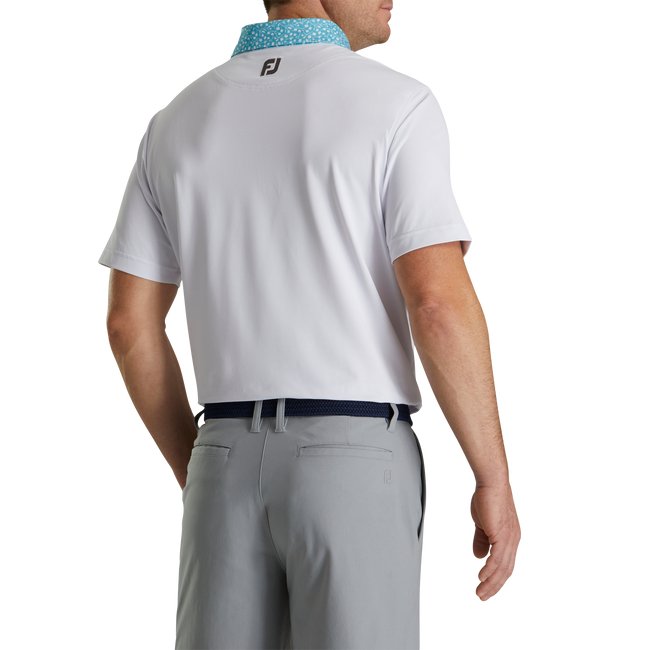 FootJoy Men's Pique Tulip Trim Stretch Lisle Collar - FootJoy