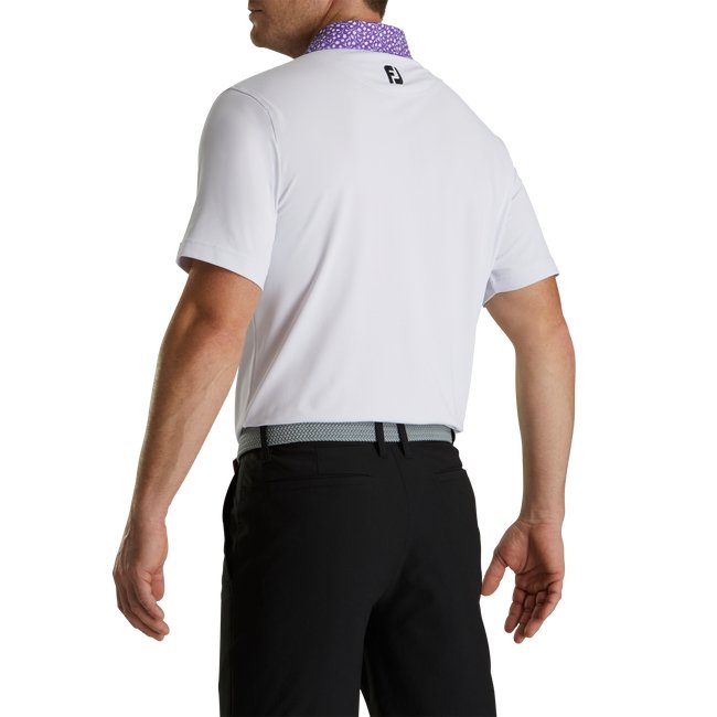 FootJoy Men's Pique Tulip Trim Stretch Lisle Collar - FootJoy