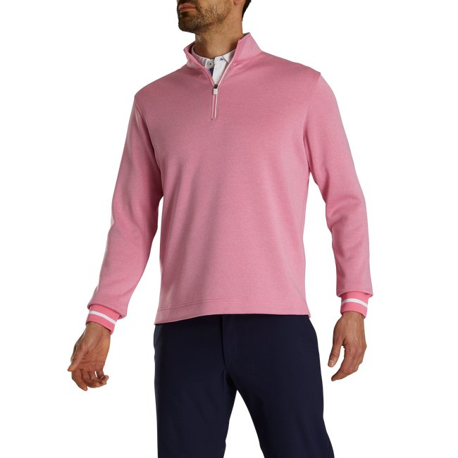 FootJoy Men's Ribbed Quarter-Zip Flatback Rib Jacket - FootJoy