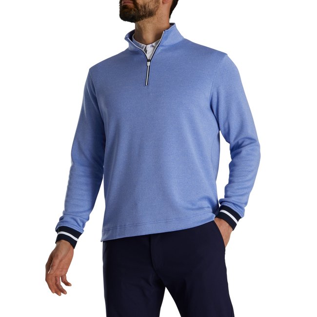 FootJoy Men's Ribbed Quarter-Zip Flatback Rib Jacket - FootJoy