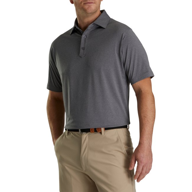 FootJoy Men's Solid Lisle Set On Placket - FootJoy