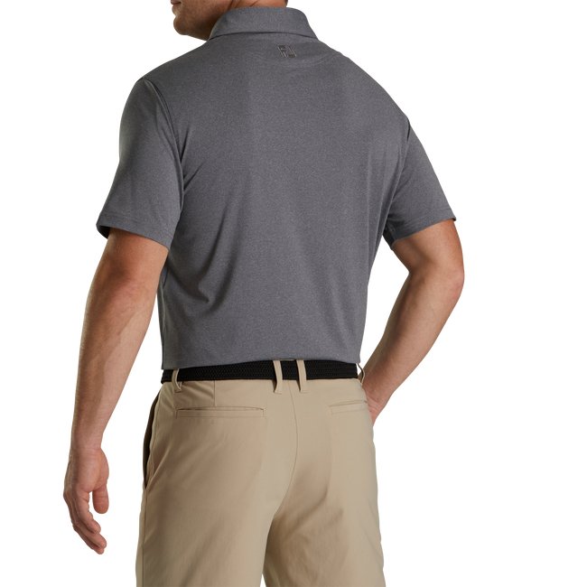 FootJoy Men's Solid Lisle Set On Placket - FootJoy