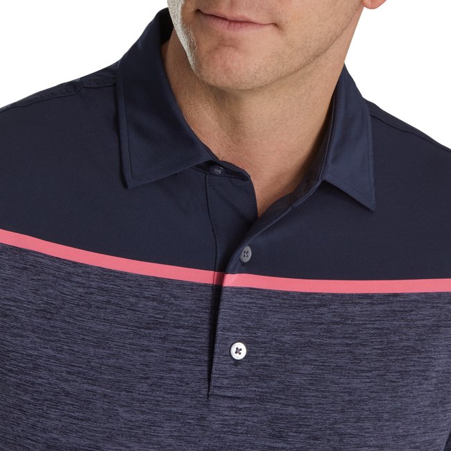 FootJoy Men's Spacedye Block Lisle Self Collar - FootJoy