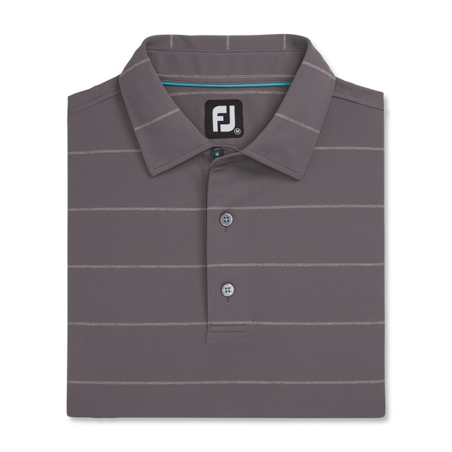 FootJoy Men's Stretch Pique Chalkstripe Self Collar - FootJoy