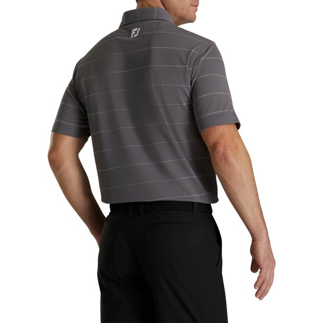 FootJoy Men's Stretch Pique Chalkstripe Self Collar - FootJoy