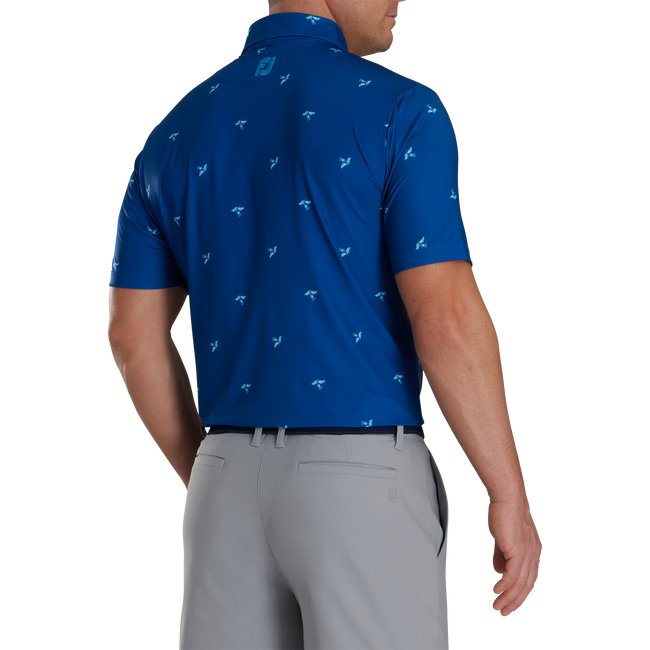 FootJoy Men's Thistle Print Lisle Self Collar - FootJoy