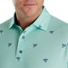 FootJoy Men's Thistle Print Lisle Self Collar - FootJoy