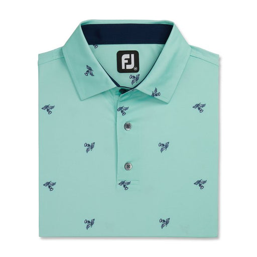 FootJoy Men's Thistle Print Lisle Self Collar - FootJoy