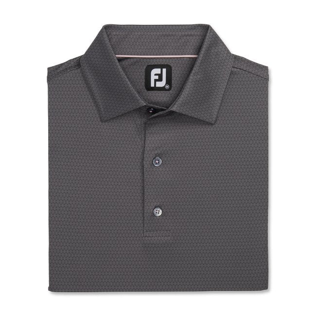 FootJoy Men's Tonal Triangle Print Lisle Self Collar - FootJoy