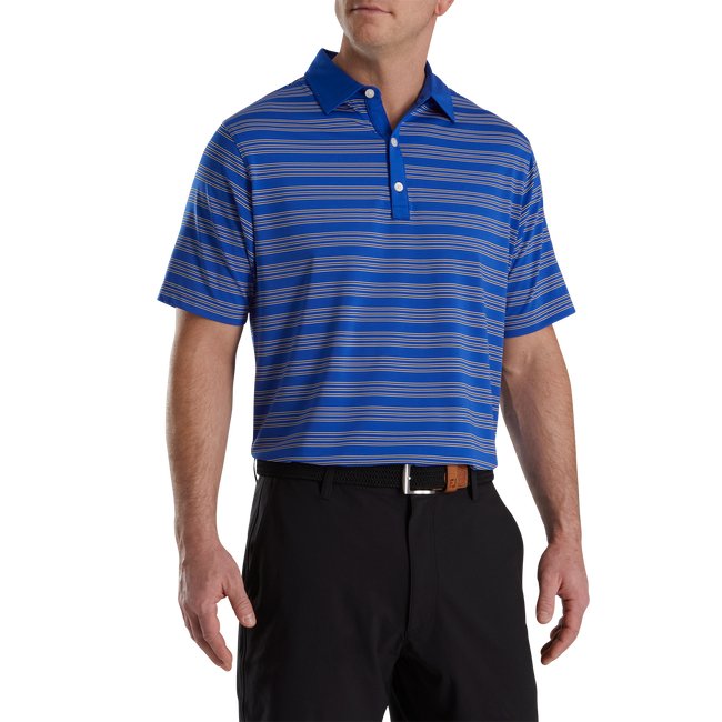 FootJoy Men's Trio Stripe Lisle Self Collar - FootJoy