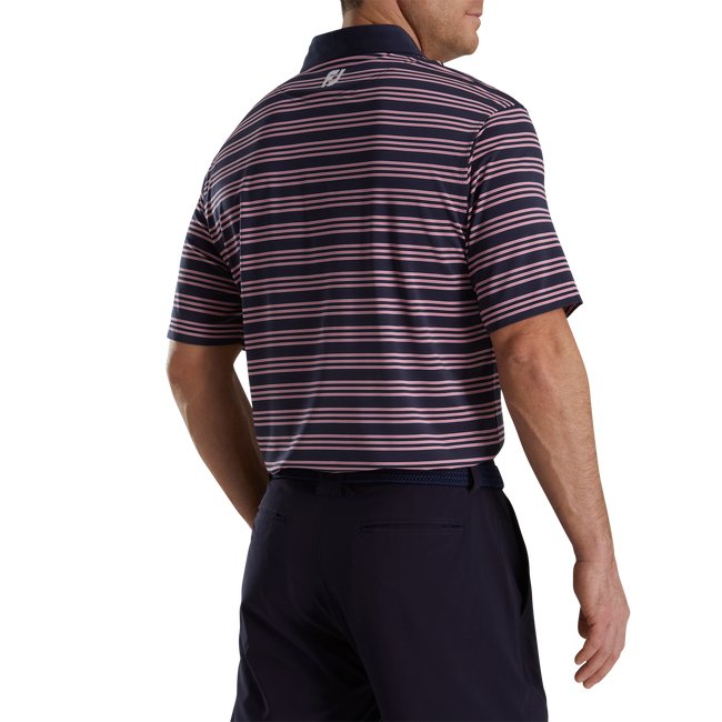 FootJoy Men's Trio Stripe Lisle Self Collar - FootJoy