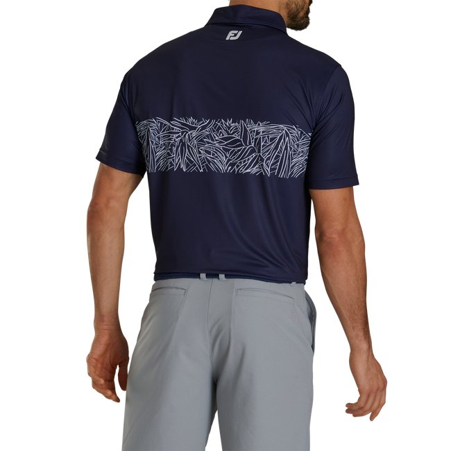 FootJoy Men's Tropical Chestband Lisle Self Collar - FootJoy