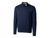 Lakemont Tri-Blend Mens Quarter Zip Pullover Sweater - Cutter & Buck