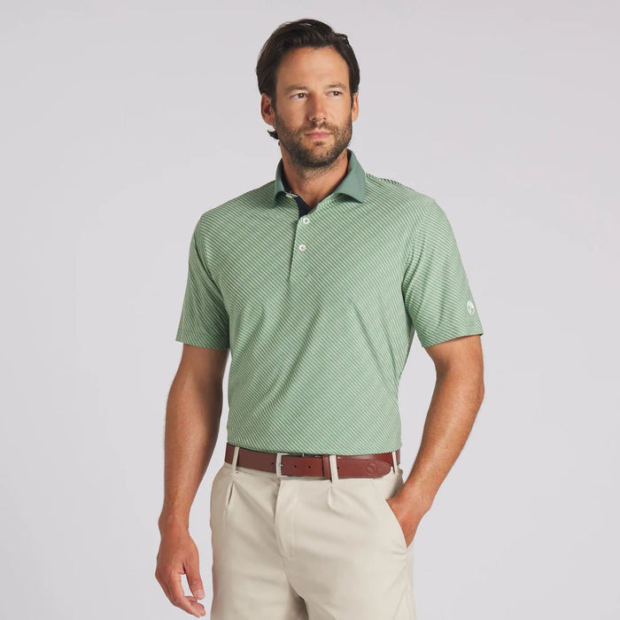 Puma Men's AP Jacquard Stripe Golf Polo - Puma