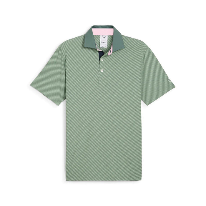 Puma Men's AP Jacquard Stripe Golf Polo - Puma