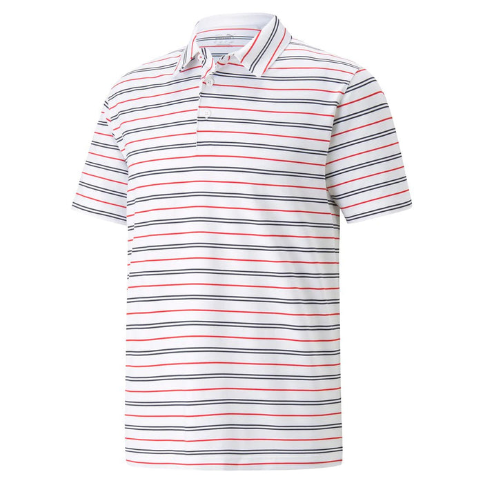 Puma Men's MATTR Striper Golf Polo - Puma