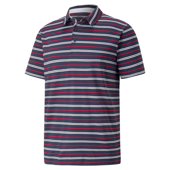 Puma Men's MATTR Striper Golf Polo - Puma