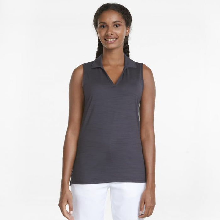 Puma Women's CLOUDSPUN Coast Sleeveless Golf Polo - Puma