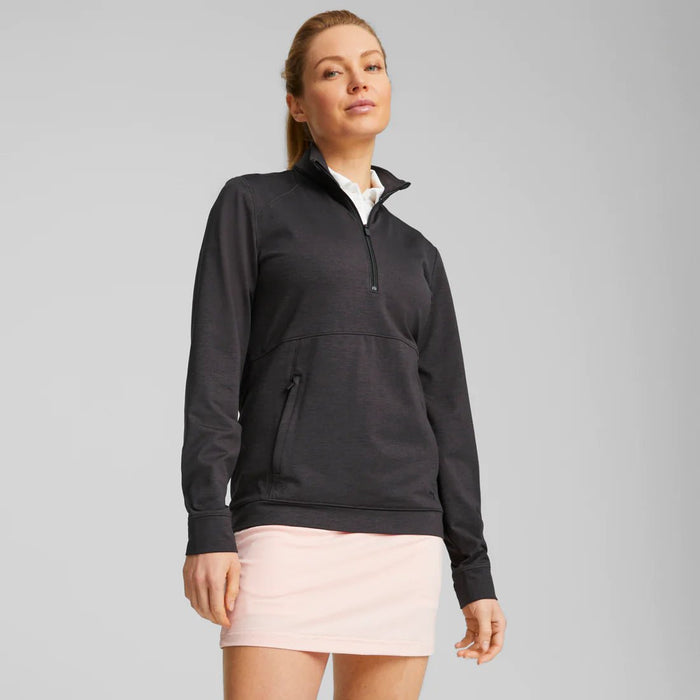 Puma Women's CLOUDSPUN Rockaway Golf 1/4 Zip Jacket - Puma