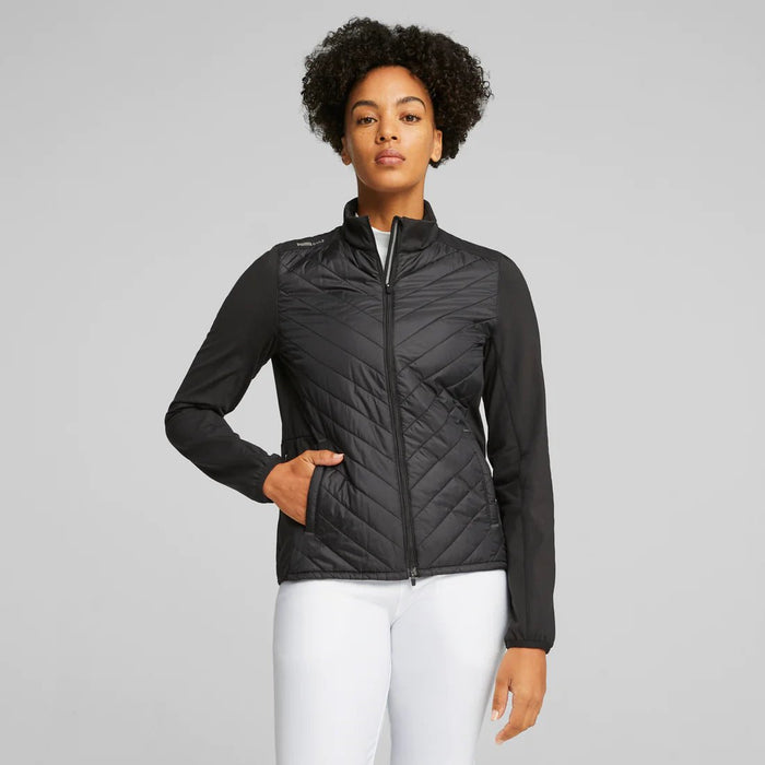 Puma Women's Frost Quilted Golf Jacket - Puma