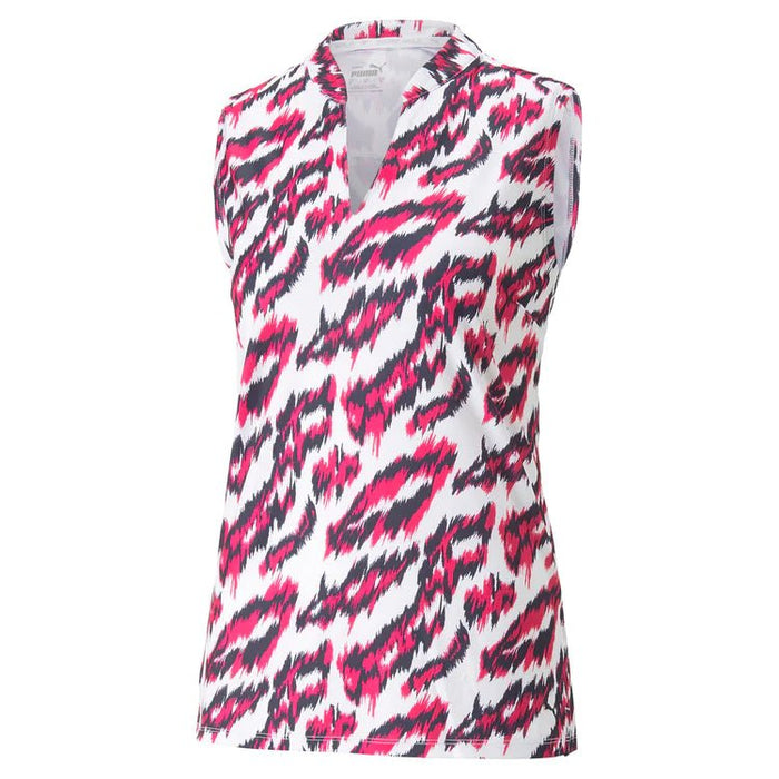 Puma Women's MATTR Animal SL Golf Polo - Puma