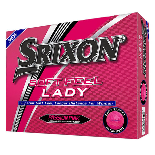 Srixon Soft Feel Lady Passion Pink Personalization Golf Balls - Srixon