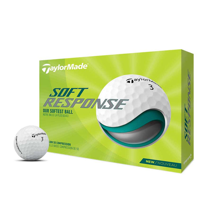 TaylorMade Soft Response Logo Golf Balls - TaylorMade