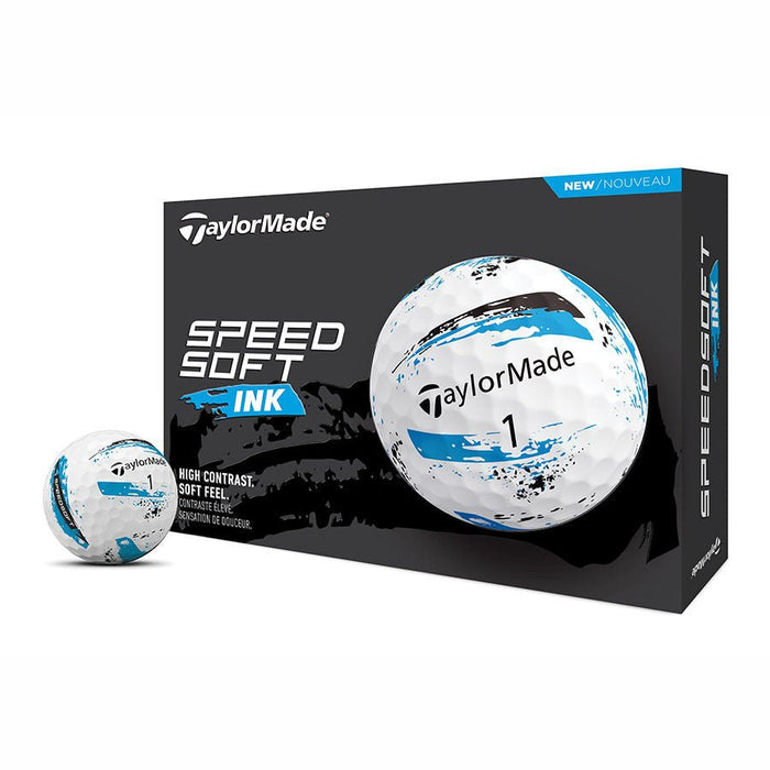 TaylorMade SpeedSoft Ink Blue Golf Ball - TaylorMade