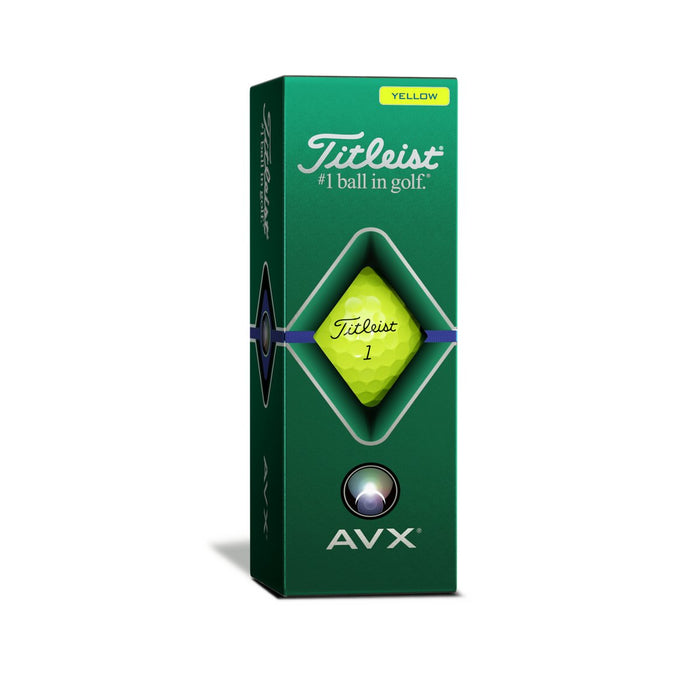 Titleist AVX Golf Balls Yellow - Titleist