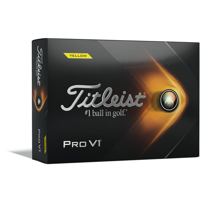 Titleist Pro V1 Golf Balls Yellow - Titleist