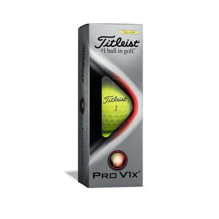 Titleist Pro V1x Golf Balls Yellow - Titleist